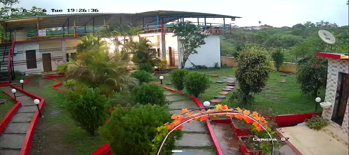 Full Farm & Garden Aerial Landscape